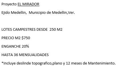 Detalle Terreno